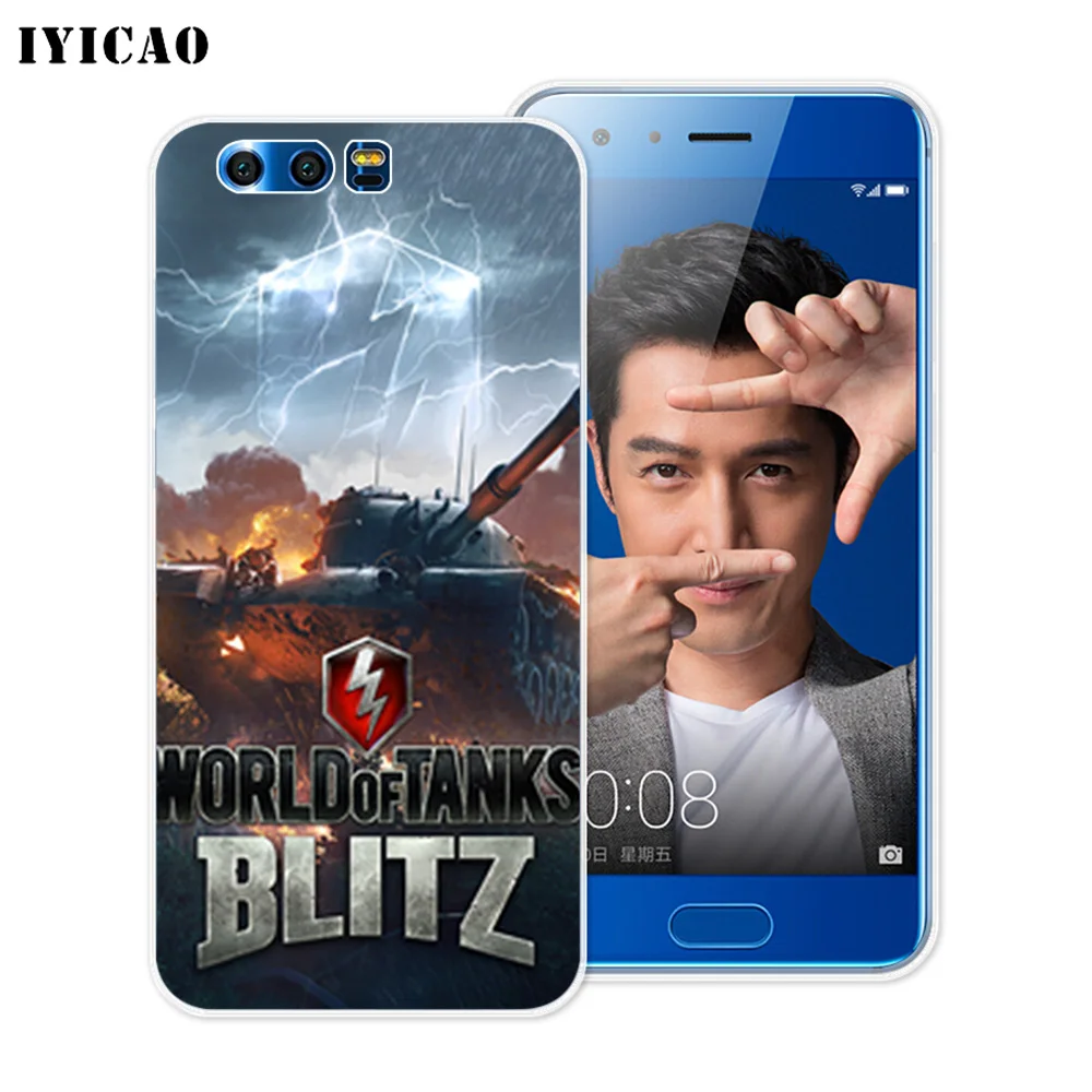 Мягкий силиконовый чехол IYICAO World of Tanks для Huawei Y9 Y7 Y6 Prime 2018 Honor 8C 8X 8 9 10 Lite 7X 7C 6A 7A Pro