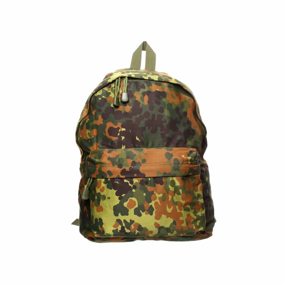 Немецкий камуфляжный рюкзак Flecktarn 65% полиэстер 3% хлопок саржа | Спорт и