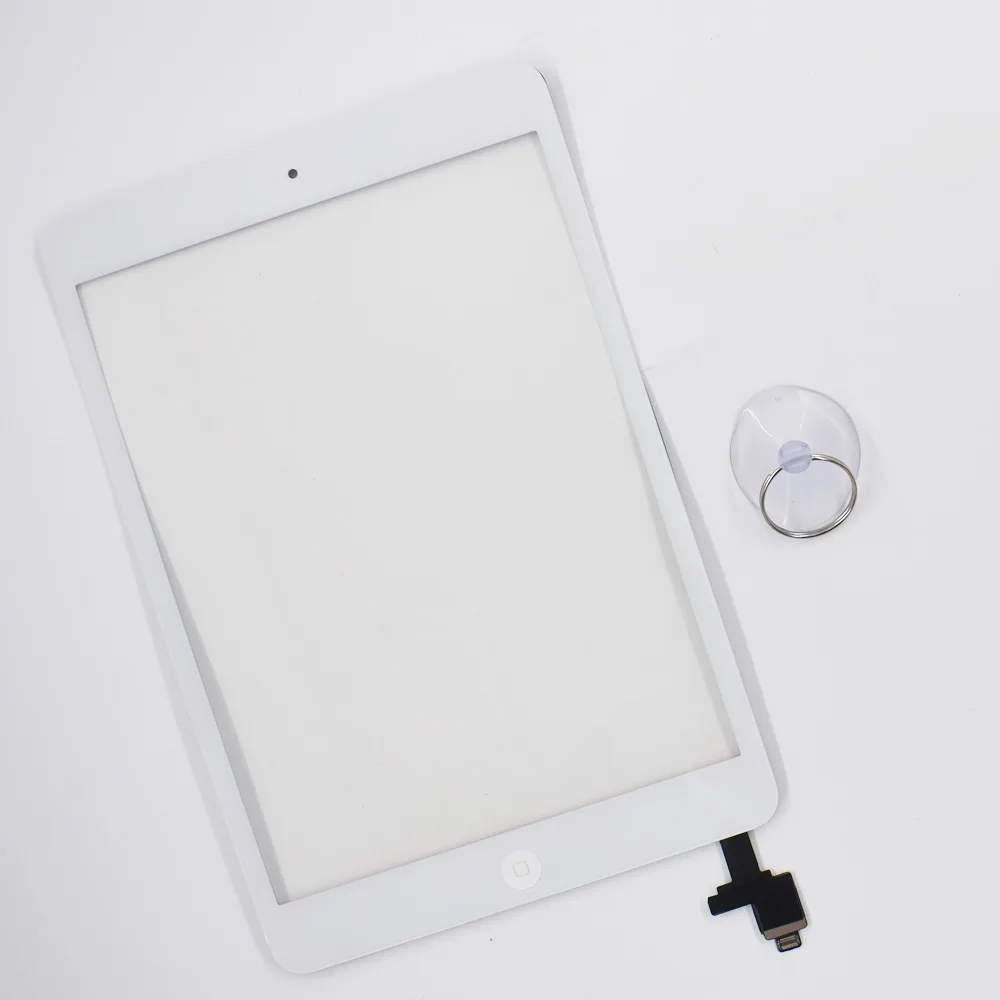 Планшет сенсорный экран стекло дигитайзер Замена + IC Кнопка Домой для iPad Mini 1 2