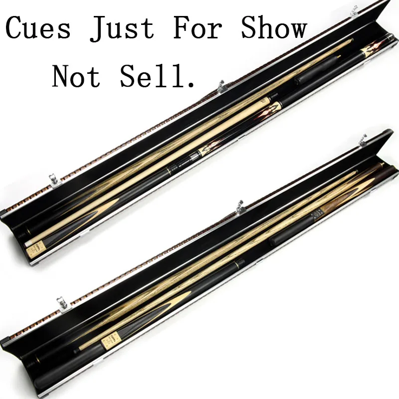 Высококачественный чехол из алюминиевого сплава 3/4 Snooker Cue 3 канавки можно