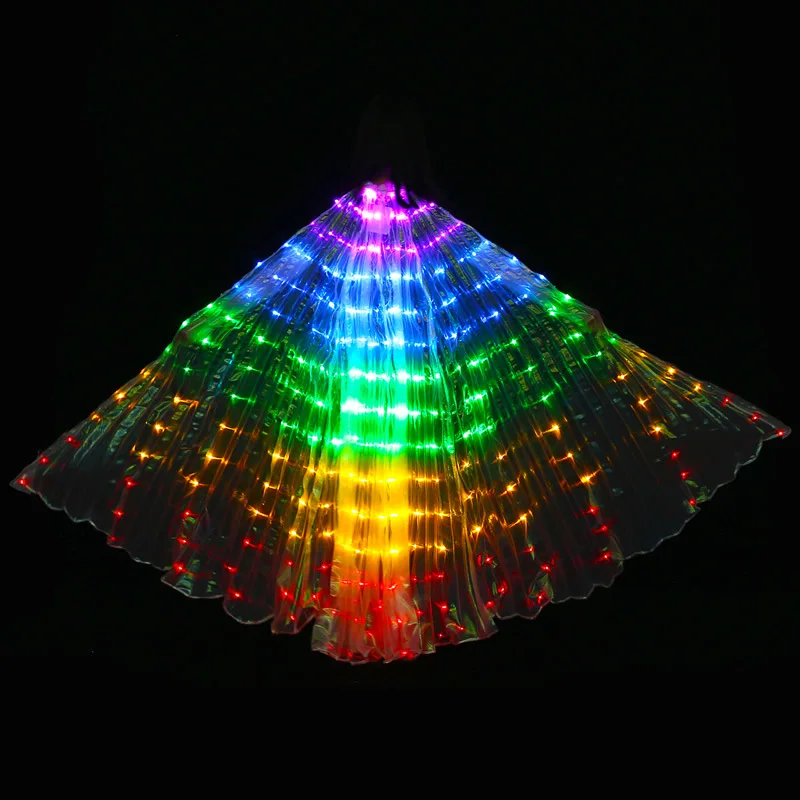 Реквизит для выступлений женщин танцев девочек DJ LED крылья Светящиеся Крылья