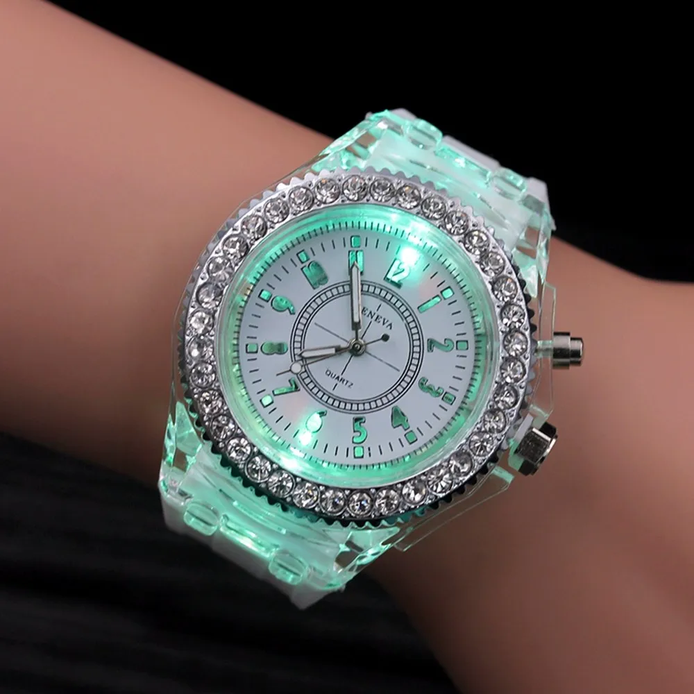 Relogio Feminino женские часы светодиодные цифровые часы Дети девушки мультфильм силиконовые наручные часы reloj mujer saat Montre Femme