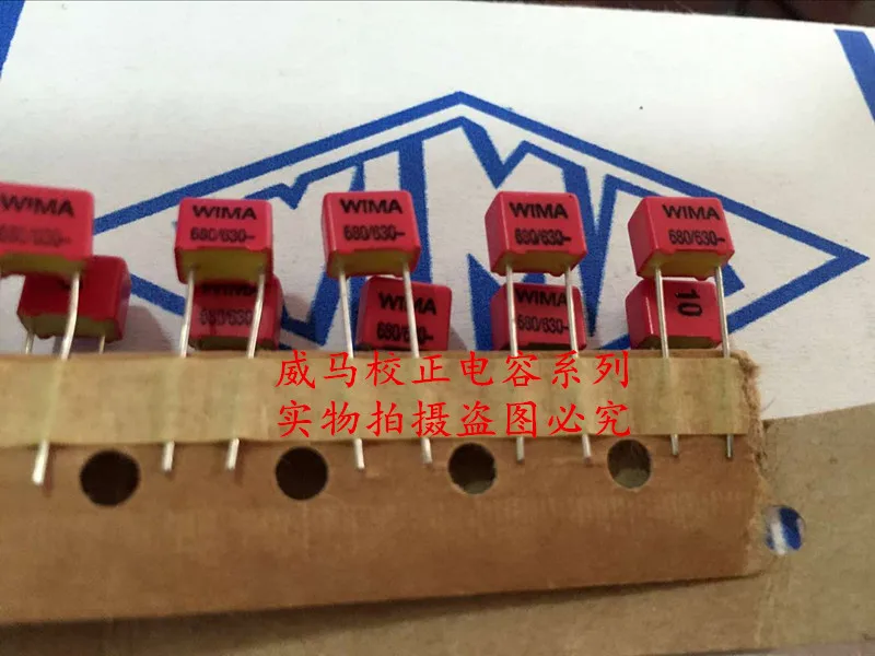 2020 hot sale 10pcs/20pcs German capacitor WIMA FKP2 100V 680PF 100V 681 row with P: 5mm Audio capacitor free shipping