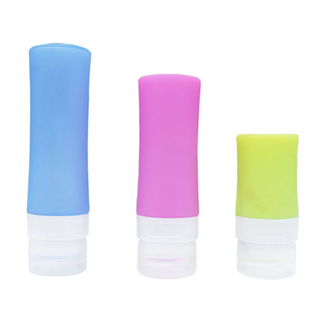 Новая портативная Косметическая многоразовый силиконовый бутылка лосьон для