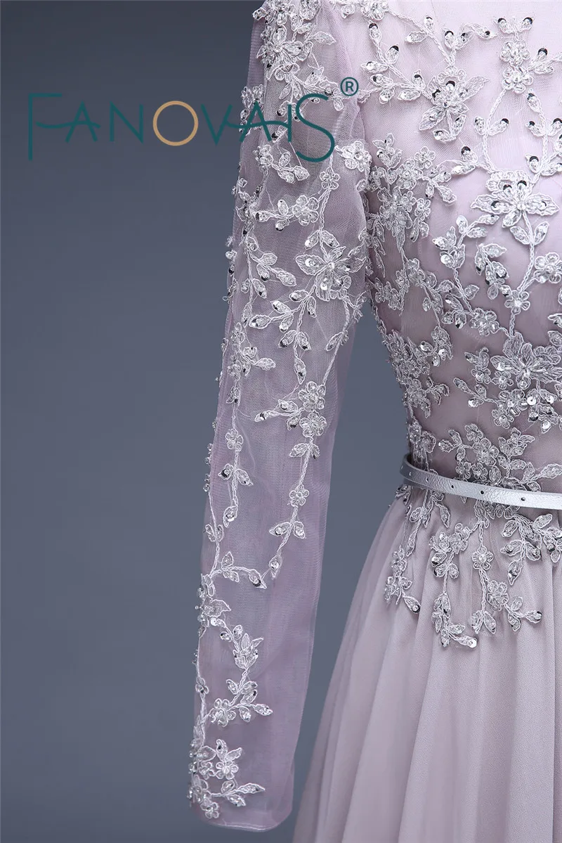 Элегантный длинное вечернее платье 2019 вечерние платья партии с длинным рукавом