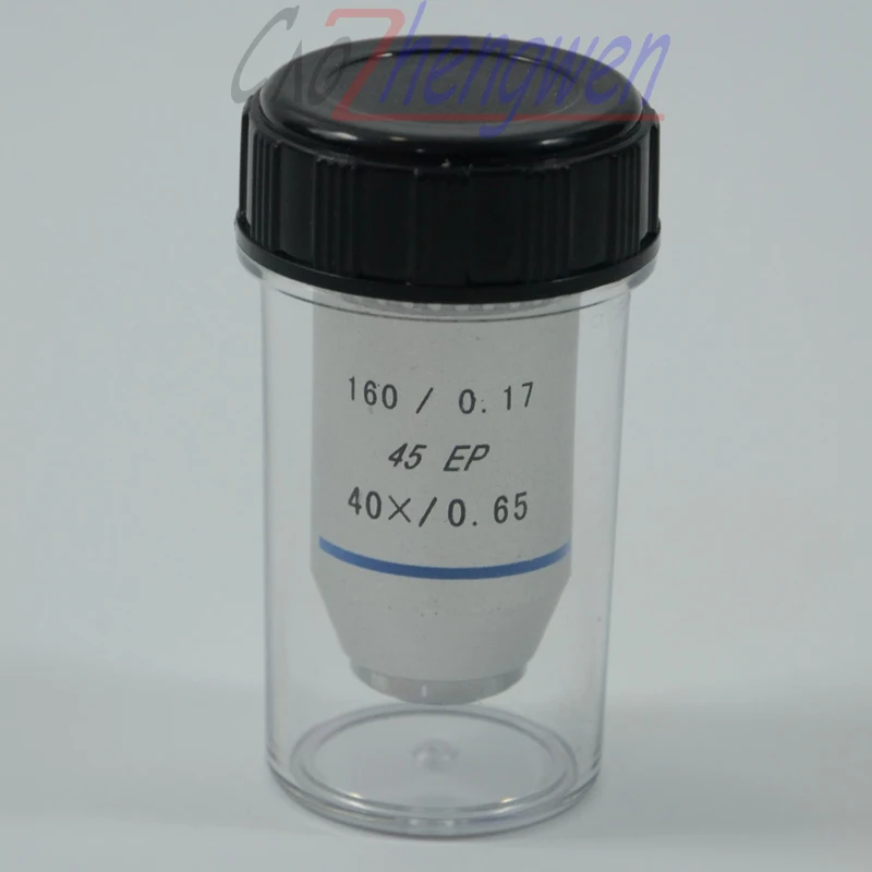 

FYSCOPE 1PC 40X Lab195N Medical Biological Microscope Semi Plan Achromatic Objective Lens 160/0.17 Thread Diameter 20.2mm