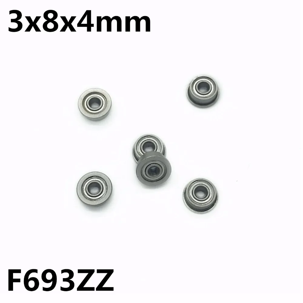 10pcs-f693zz-3x8x4-mm-flange-bearings-deep-groove-ball-bearing-high-quality-f693