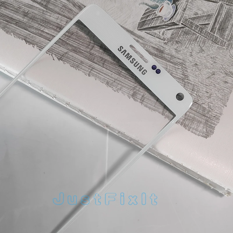 Сменный Внешний стеклянный объектив для Samsung Galaxy Note 4 N910 N910C N910F N910A сенсорный ЖК