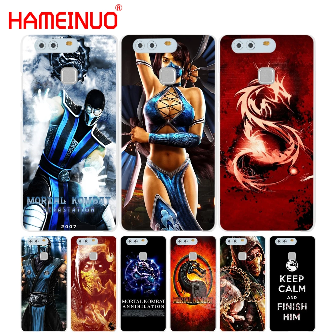 HAMEINUO Scorpion Sub Zero Mortal Kombat x чехол для телефона huawei Ascend P7 P8 P9 P10 lite plus G8 G7 honor 5C 2017|phone