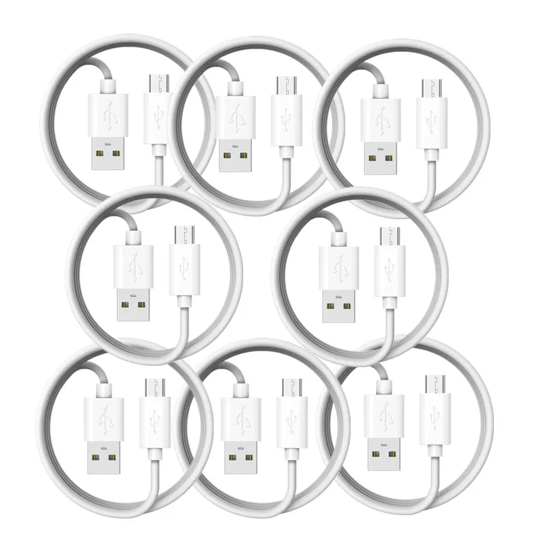 

10PCS Charge Cable Micro USB Type C 8Pin USB C Cable For iPhone XR XS Max X Charger USB Cable For Samsung Huawei Xiaomi LG Nokia