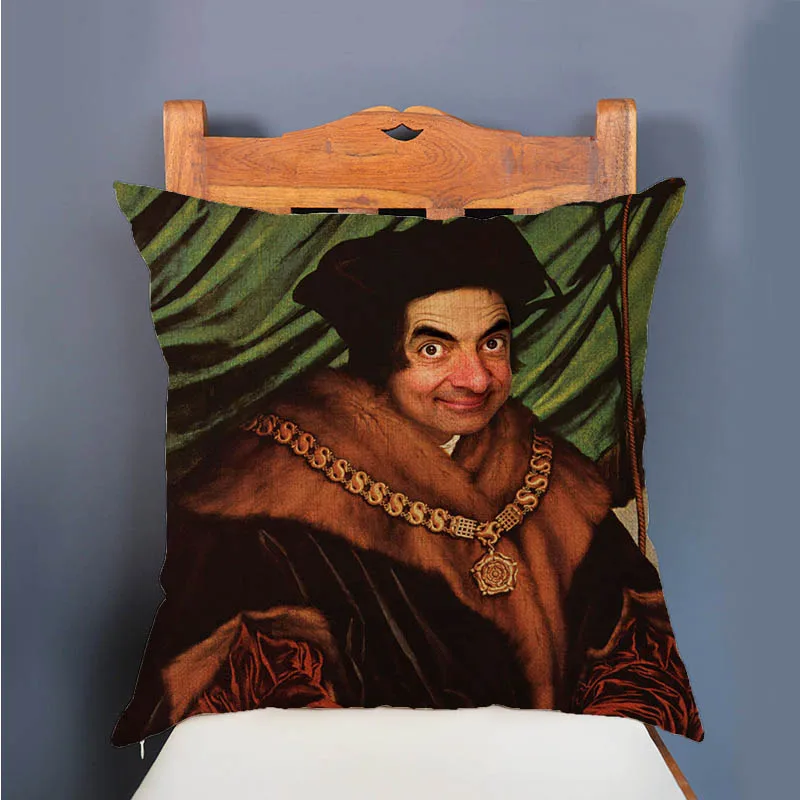 Забавный юморус Mr Bean всемирно известная картина маслом Мона Лиза специальное