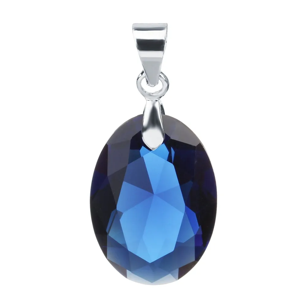 New Blue Crystal Stone Bead 2pcs/lot 10*14mm Natural Zircon Charm Handmade Pendants DIY Necklace Making Jewelry Findings | Украшения и