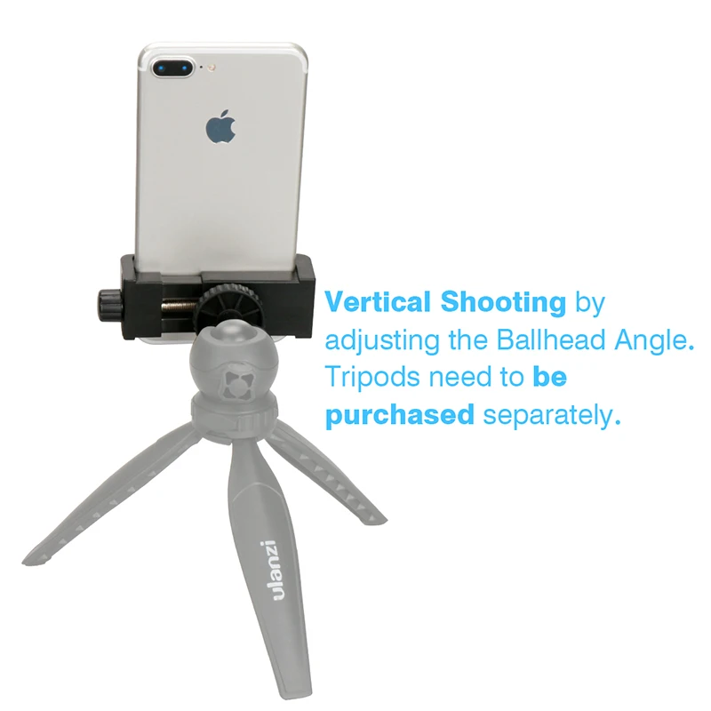Ulanzi крепление для телефона Адаптер штатива Универсальный вертикальный