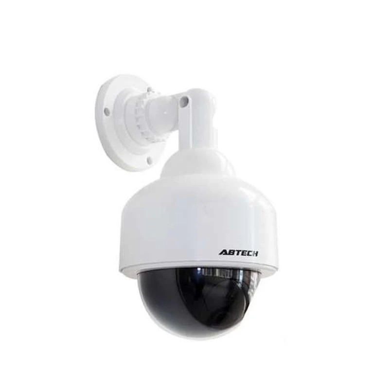 Wireless Fake Camera Waterproof Surveillance LED Light CCTV Emulate Outdoor Dummy Dome For Warning Sign By AA Batteries | Безопасность и