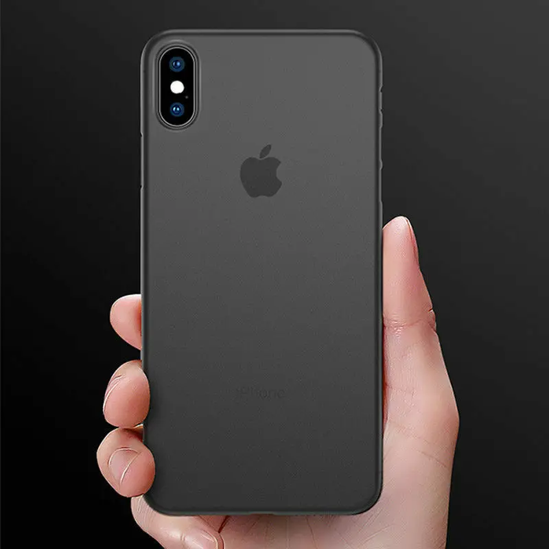 Roybens 0 4 мм ультра-тонкий матовый полипропиленовый чехол для iPhoneXS Max 6 5 жесткий