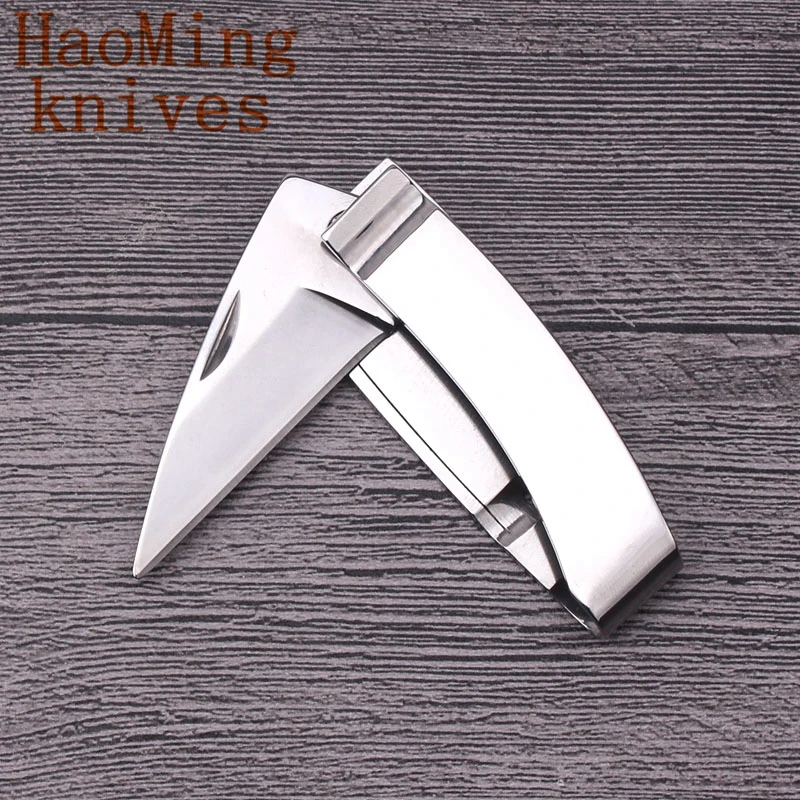 Мини-Открытый брелок кошелек Складной нож кемпинг Выживание карманный