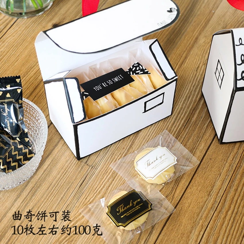 20 шт./Лот коробка для выпечки шоколадных кексов печенья|box for|boxes for cookiesbox chocolate |