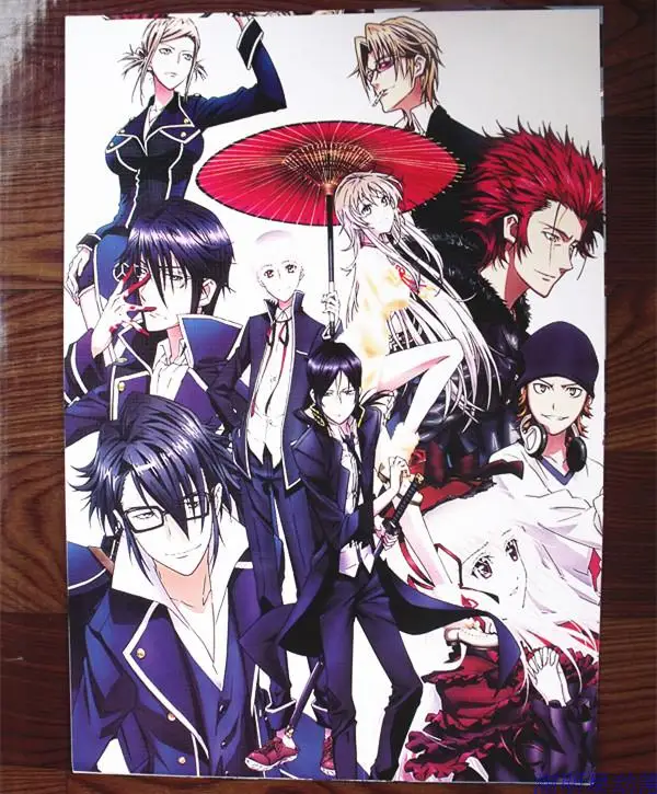 8 pcs K MISSING KINGS poster set anime Isana Yatogami NEKO Yukizome Kushina figures posters 42x29cm for walls free shipping | Игрушки и