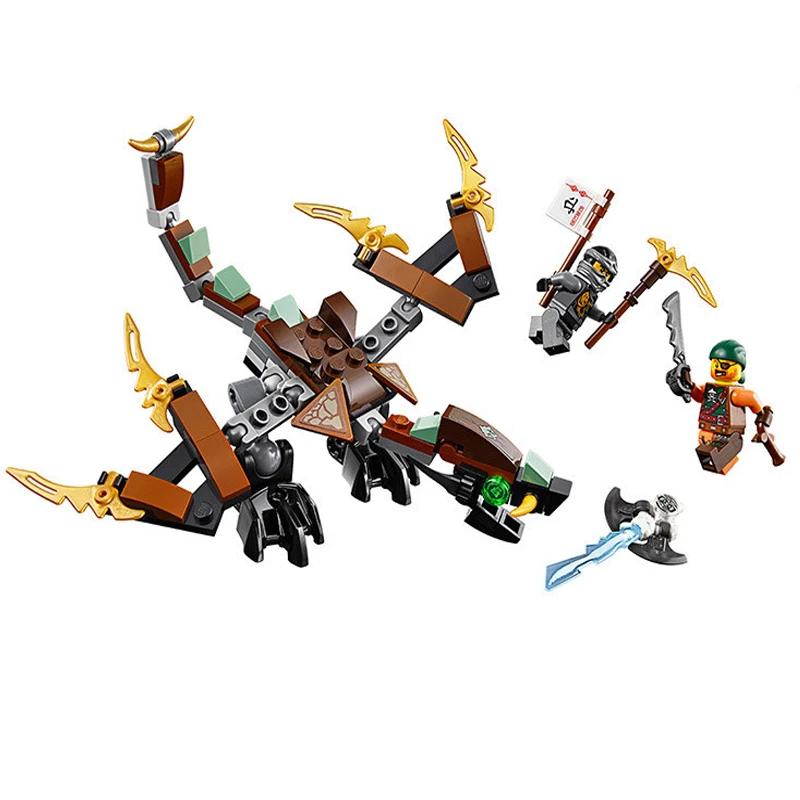 Сборная модель Бела летающего пирата Коу земляного дракона строительные блоки