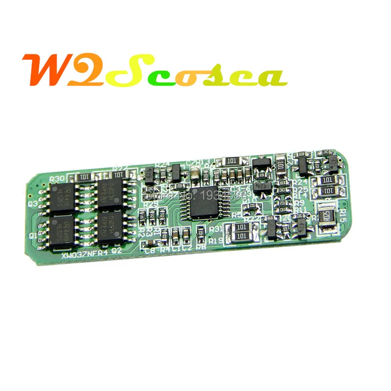С балансиром 4 5А упаковки 18650 литий ионная батарея BMS PCB защита от перегрузки по
