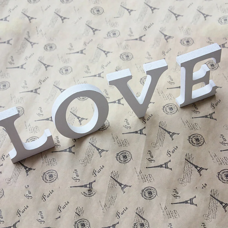 Деревянные 3d буквы letras decorones персонализированные именные дизайнерские