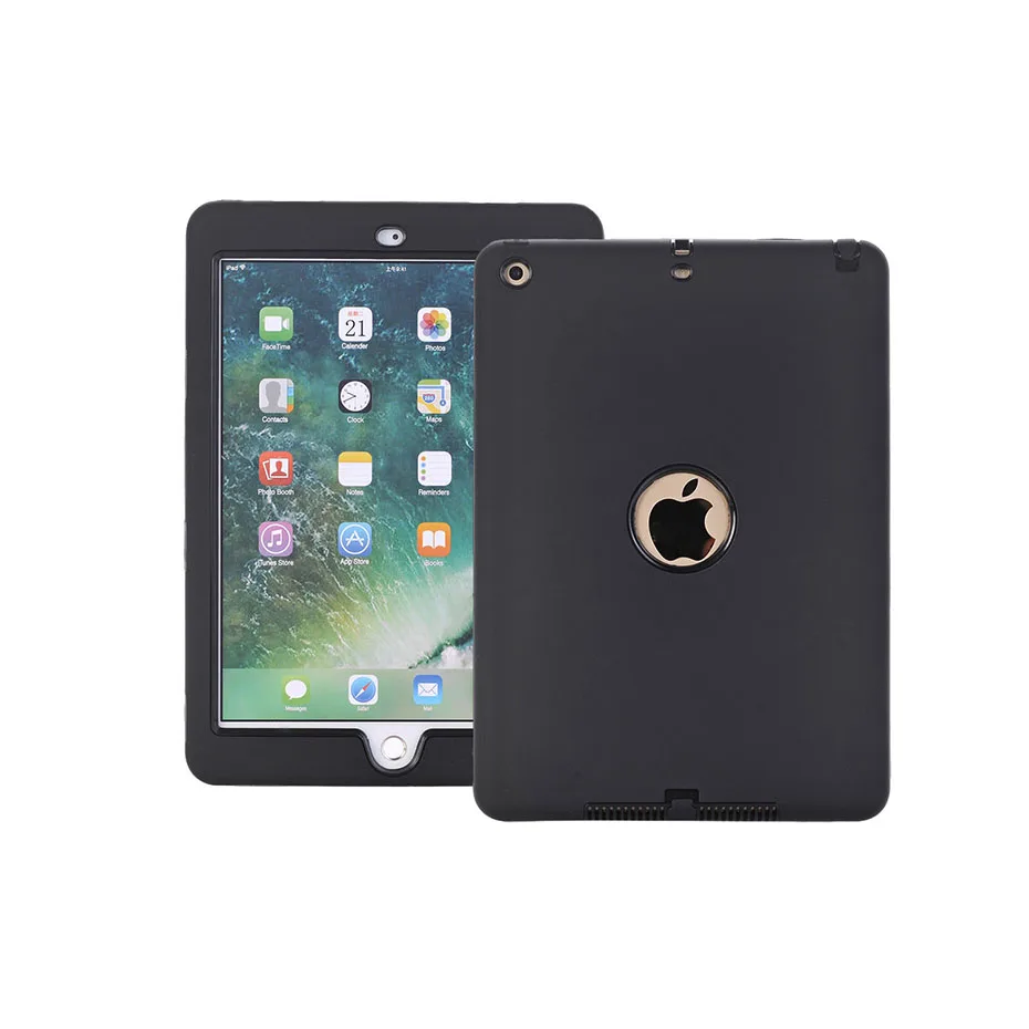 Pad2018 Black Чехол для iPad 9,7 Противоударная защита от царапин Slim Fit планшетный чехол Крышка для iPad 9,7 A1822 A1823 A1893 A1954 - Цвет: Pad2018 Black