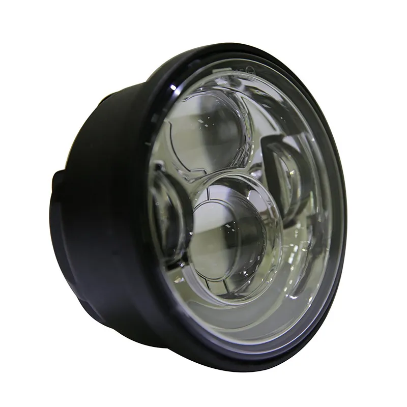 Аксессуары для мотоциклов 4 5 дюйма Двойная цилиндрическая фара мотоцикла 12 В 80 Вт