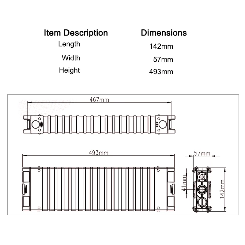 24V 200AH аккумулятор GBS 3 2 V A LiFePO4 для электромобиля/солнечной/UPS/хранения энергии и т.
