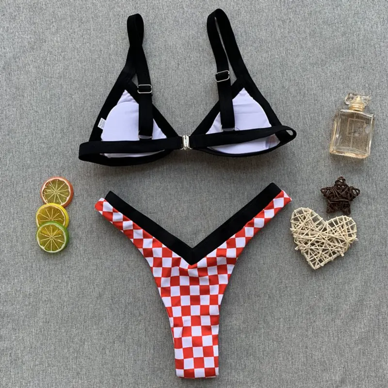 Лоскутная леопардовая пляжная купальная одежда V-shape Porno Panty+ мягкий пуш-ап бюстгальтер костюм наборы Женский купальник сексуальное нижнее белье набор