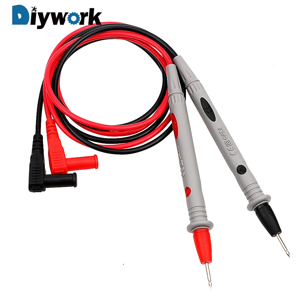 DIYWORK 1 пара практичный тестовый мультиметр ручка кабель 110 см Цифровой мультиметр свинцовый зонд провода Универсальный
