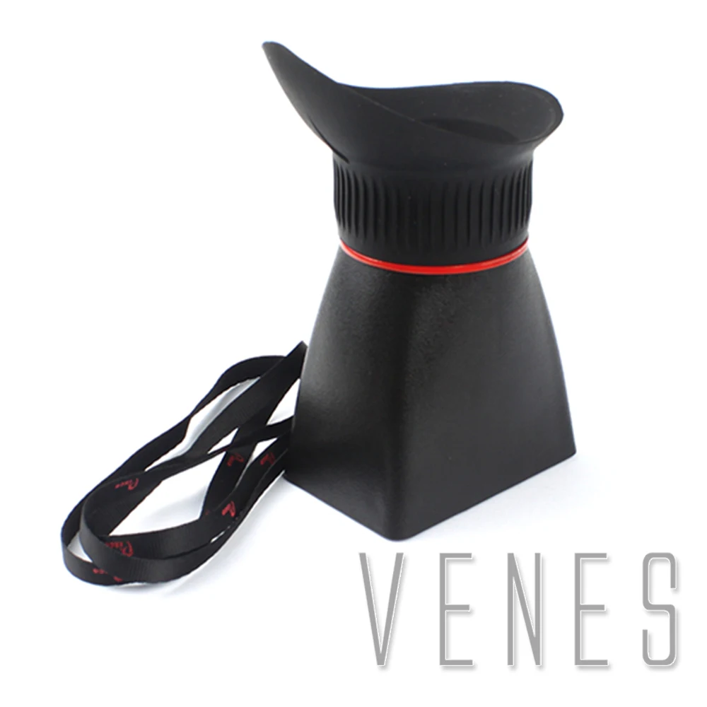 Venes LCD Viewfinder x2.8 for 3 Inch 3:2 LCD Widescreen Camera Without Tripod Mount