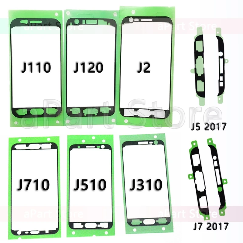 Оригинальная рамка для передней панели клеевые наклейки Samsung Galaxy J1 J110 J120 J2 J3 J310 J320