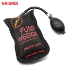 Черный насос KLOM, слесарные инструменты на танкетке, маленький размер, Авто Воздушный клиновидный воздушный мешок, комплект замков безопасности, открывающийся Автомобильный Дверной замок 19x11 см, аппаратный инструмент