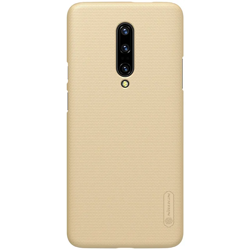 Золотой 10 шт./лот Nillkin Супер Матовый Защитный чехол для oneplus 7 жесткая задняя крышка из ПК чехол для oneplus 7 pro/7 T чехол - Цвет: Золотой