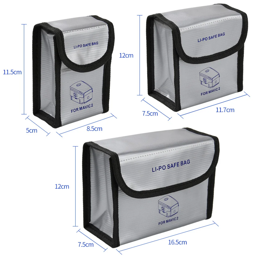 

Hold 3pcs Lipo Safe Explosion-proof Protective Case Storage for DJI Mavic 2