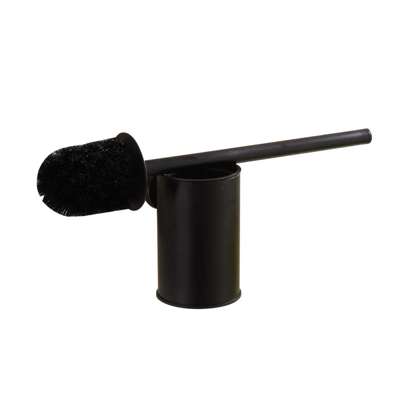 AUSWIND Vintage Classical round base Black Surface 304 Stainless Steel Toilet Brush Holder wall mount bathroom products | Обустройство