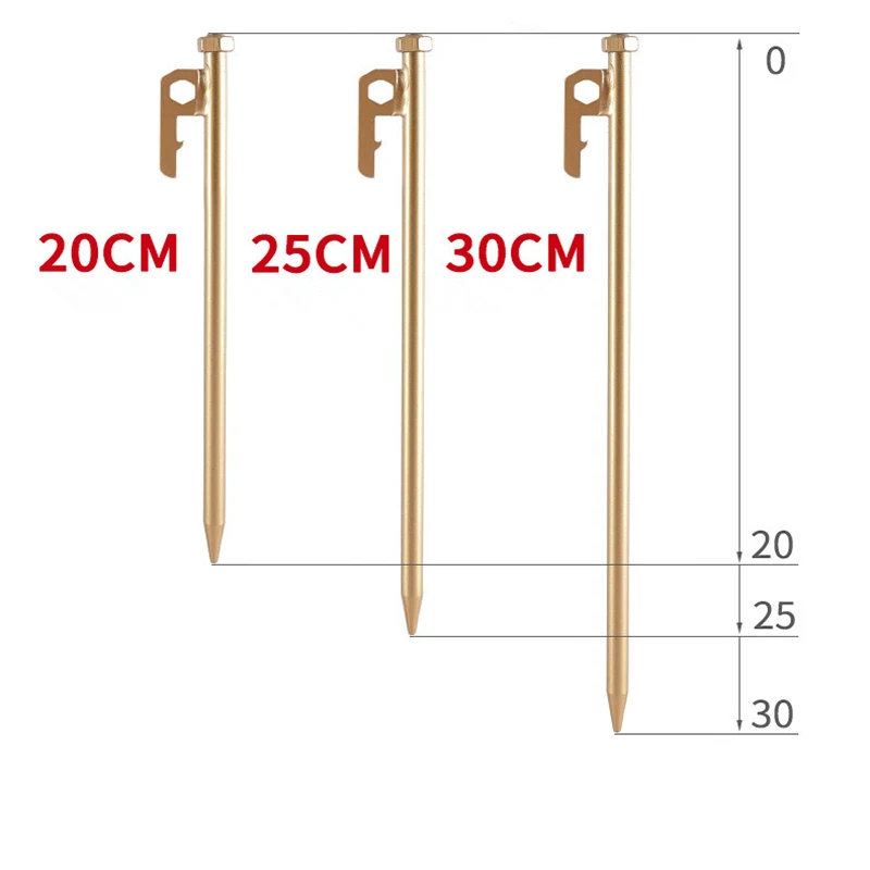 Нержавеющая сталь колышки для палатки гайка грунтовые гвозди пляжный Кемпинг