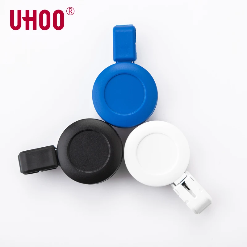 12 шт./упак. UHOO 6705 ABS выдвижной держатель для Бейджа|badge reel|wholesale badge reelbadge holder |