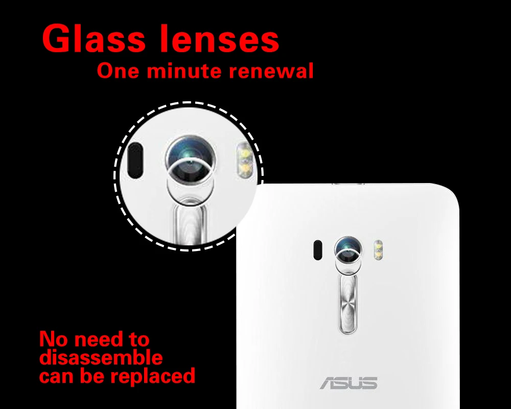 Аксессуар для задней камеры Защитная пленка экрана Asus Zenfone Selfie ZD551KL закаленное