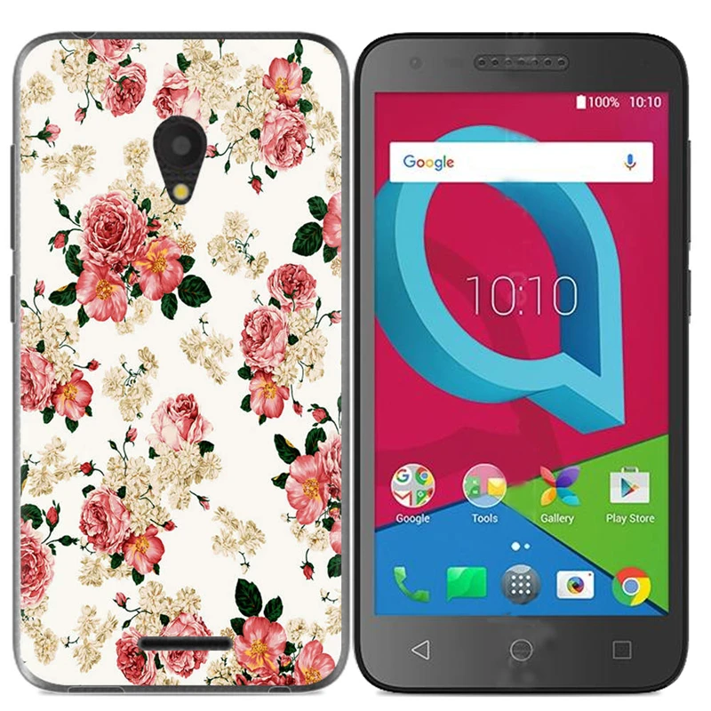 Colorful Patterns Soft Phone Case For Alcatel U50 Fashion Design Art Painted TPU Silicone Cute Cover Shell |