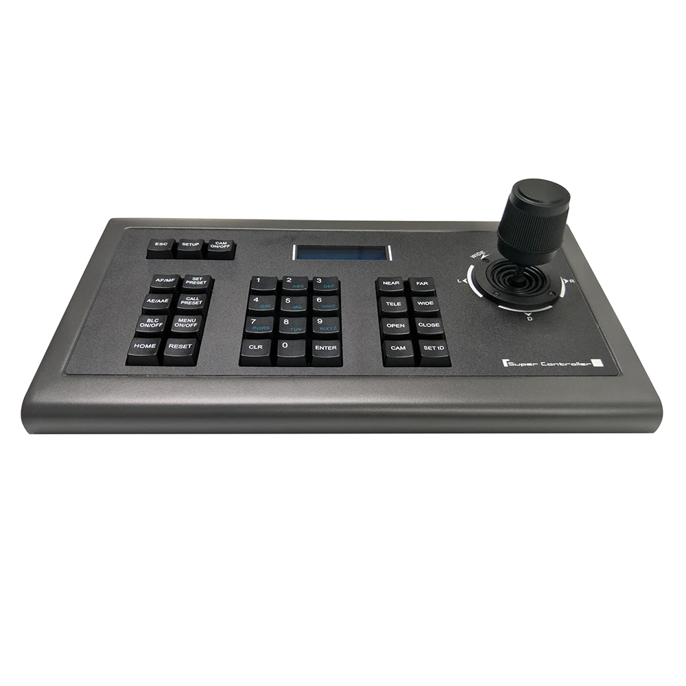 HD RS232/RS422/RS485 3D Джойстик камера контроллер клавиатура для HD PTZ камера, конференц-камера с Pelco D/P Visca протокол