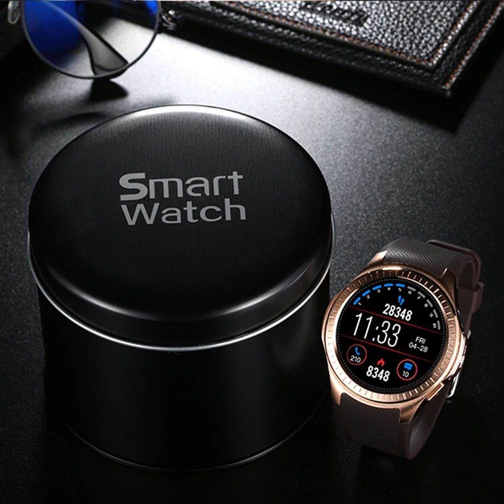 Microwear L1 Smartwatch телефон 1,3 ''спортивные Смарт-часы Android iOS MTK2503 частота сердечных сокращений 2G Wifi Bluetooth Камера вызова TF карта gps