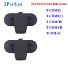 Зажим Freedconn для мотоциклетного шлема, 2 шт.лот, водонепроницаемое Bluetooth-устройство для T-COMVB TCOM-SC