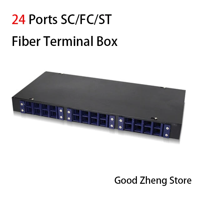 24 Ports Fiber Optic Box SC/FC/ST Fiber Optic Termination Box Fiber Optic Distribution