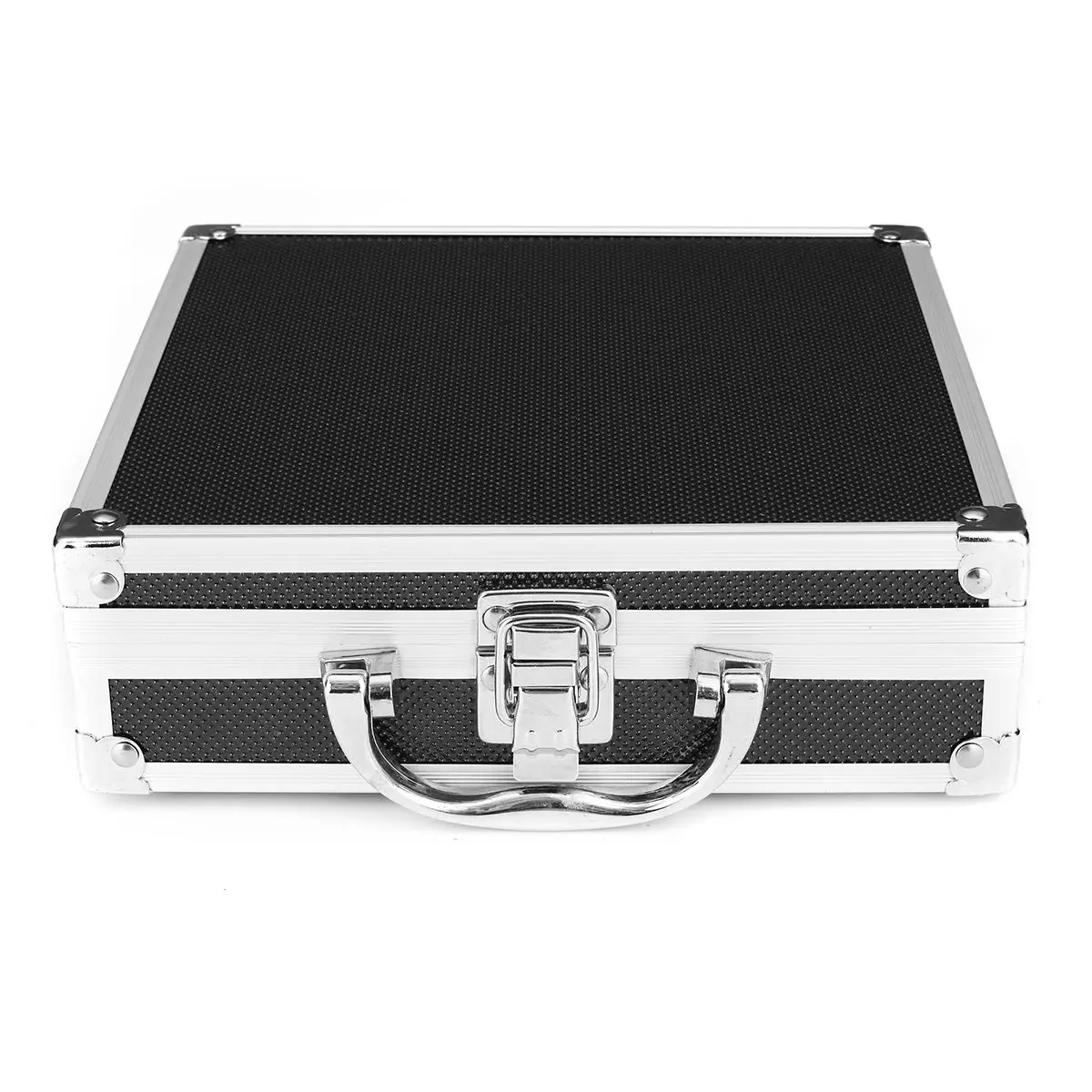 

Aluminium Tattoo Carrying Case Permanent Makeup Supply Storage Box With Lock For Rotary Coil Tattoo/Gun Machine 205x205x65mm