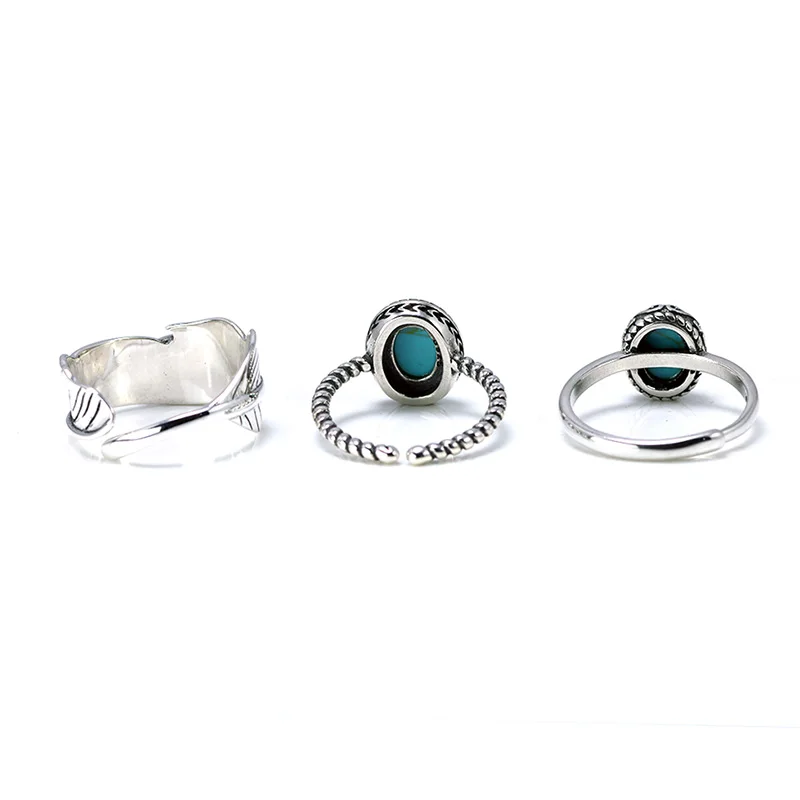 Factory creative crafts S925 pure silver ring women's retro gem jewelry European and American fashion | Украшения и