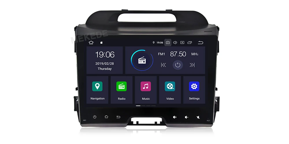 Mekede android 9,0 автомобильный Радио плеер для KIA sportage 2011- автомобильный магнитофон gps DVD PX30 wifi bluetooth carplay DAB