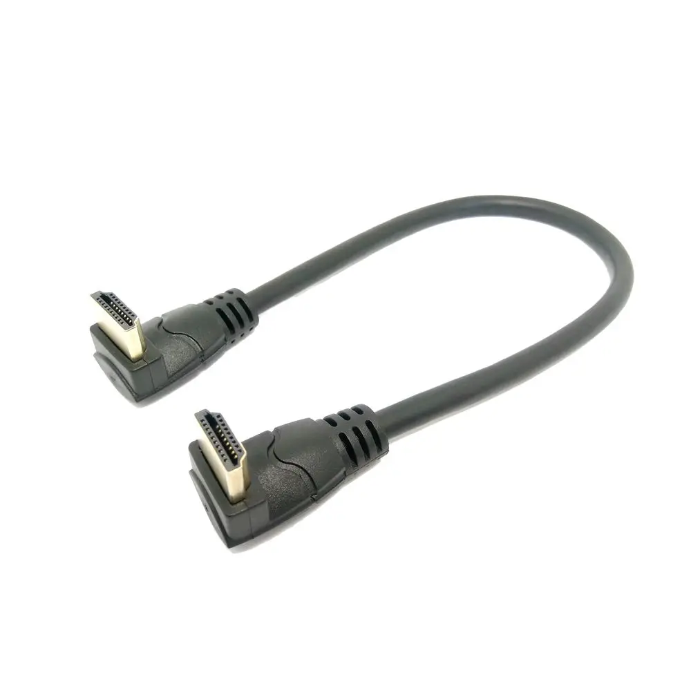 2 0 локтевой кабель 4K * 2K @ 60 Гц HDMI совместимый для мужчин вниз или вверх под углом к