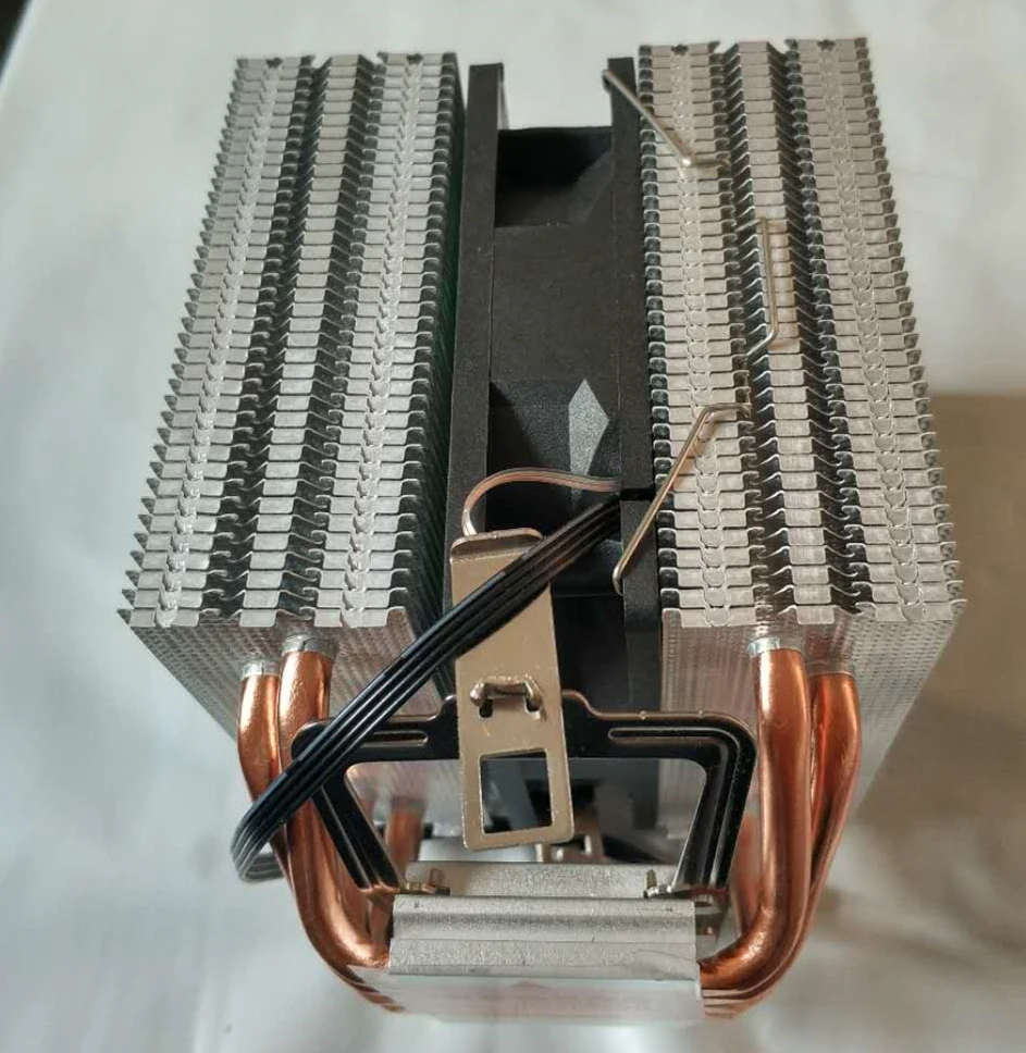 4 6 тепловым стержнем heat pipe Процессор кулер Intel 775/1150/1151/1155/1156/1366 2011 AMD 4pin dual-башня охлаждения 9 см вентилятор светодиодный светильник