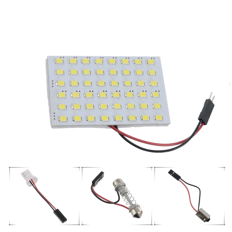 Автомобильные светодиодсветодиодный панели T10 Cob 48 SMD белые светодиодные лампы